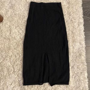 Free People midi skirt with slit size XS
